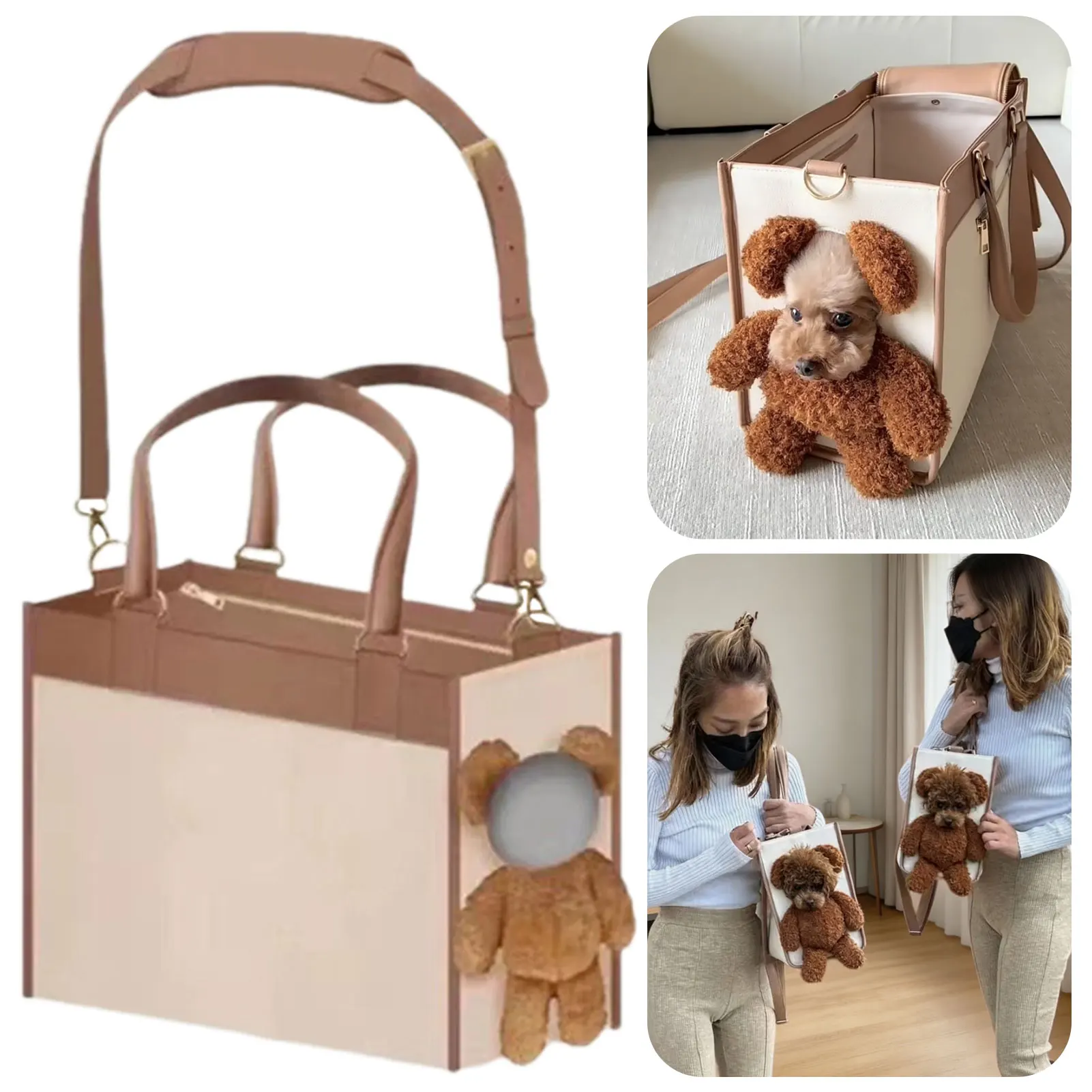 Pet Carrier Tote Bag Portable Soft Pet Tote Bag Breathable & Comfortable Lightweight Personalized 1005012806962677