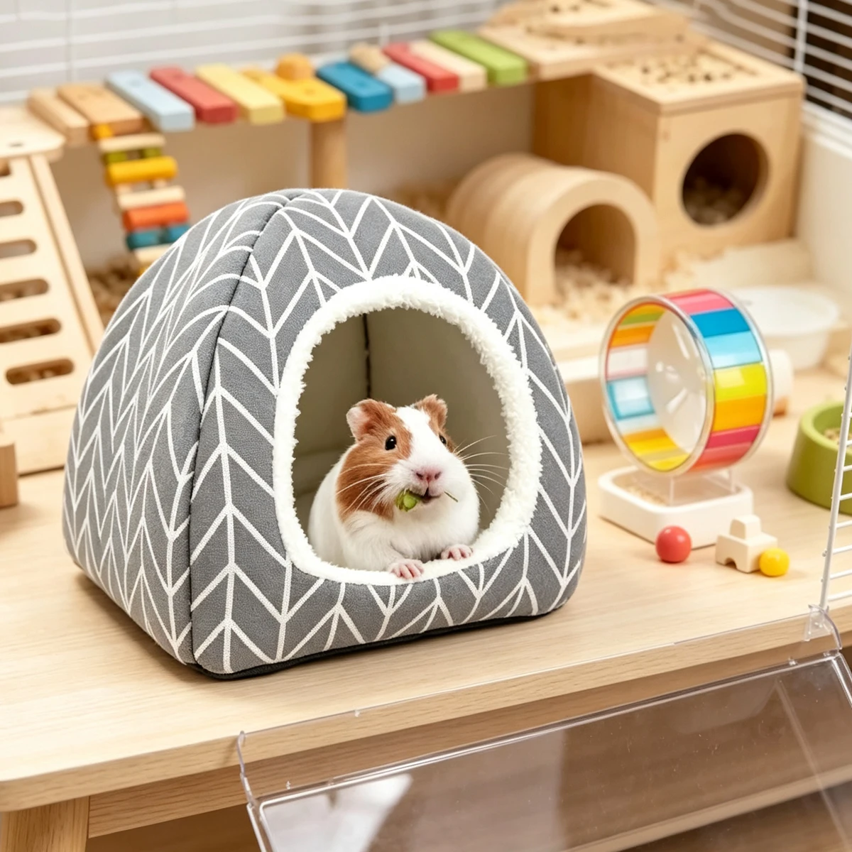 Hamster House Rabbit Accessories Pet Small Animal Supplies Hedgehog Hedgehogs Bunny Cabane Lapin 1005012824622113