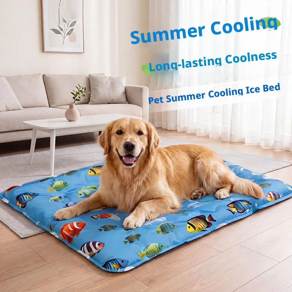 Dog Cooling Mat, Self Cooling Gel Ice Pad for Dogs&cats, Self-Cooling Mat Waterproof Wipe-Clean 1005012833416303