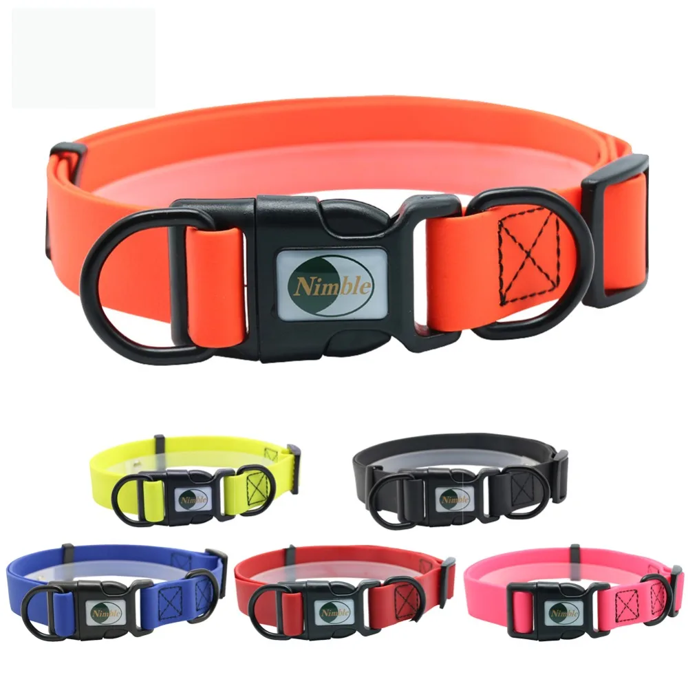 New Pet Dog Collar PVC Waterproof Cat Collar Anti Dirty Easy to Clean for Big Small 32853766555