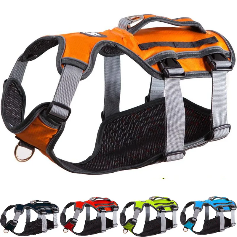 ON SALE Dog Harness Training Vest for Medium Big Dogs Adjustable Strong Outdoor Adventure Travel 32858692295