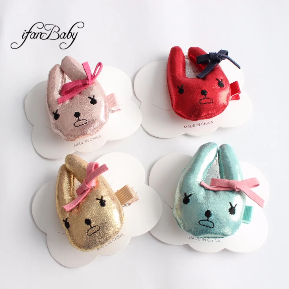 Cute Rabbit with Bow Hair Clip Girl ‘s Pin Hair Accessories 1PCS 32904189382