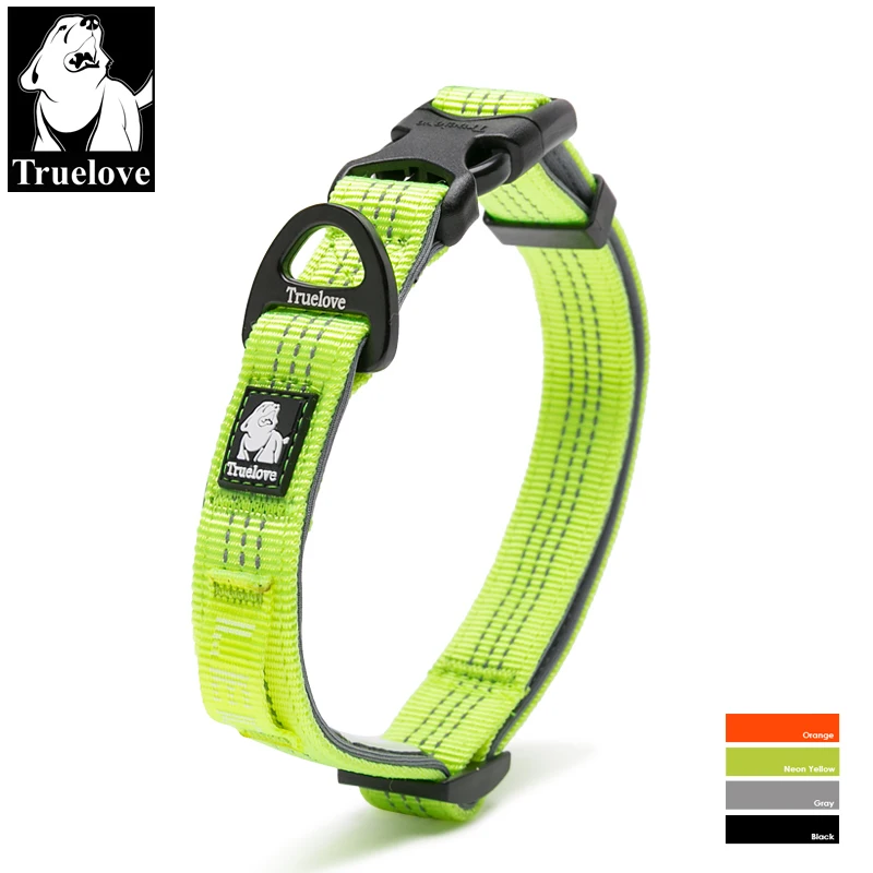 Truelove Dog Collars Set 3M Reflective Collar for Small Medium Large Dogs Puppy Adjustable Padded 32908448006