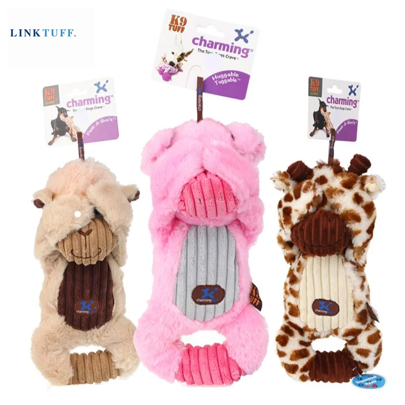 Linktuff Pet Dog Squeaky Training Toys Peekaboo Series - Sheep/Pig/Deer/Chicken 32919699448