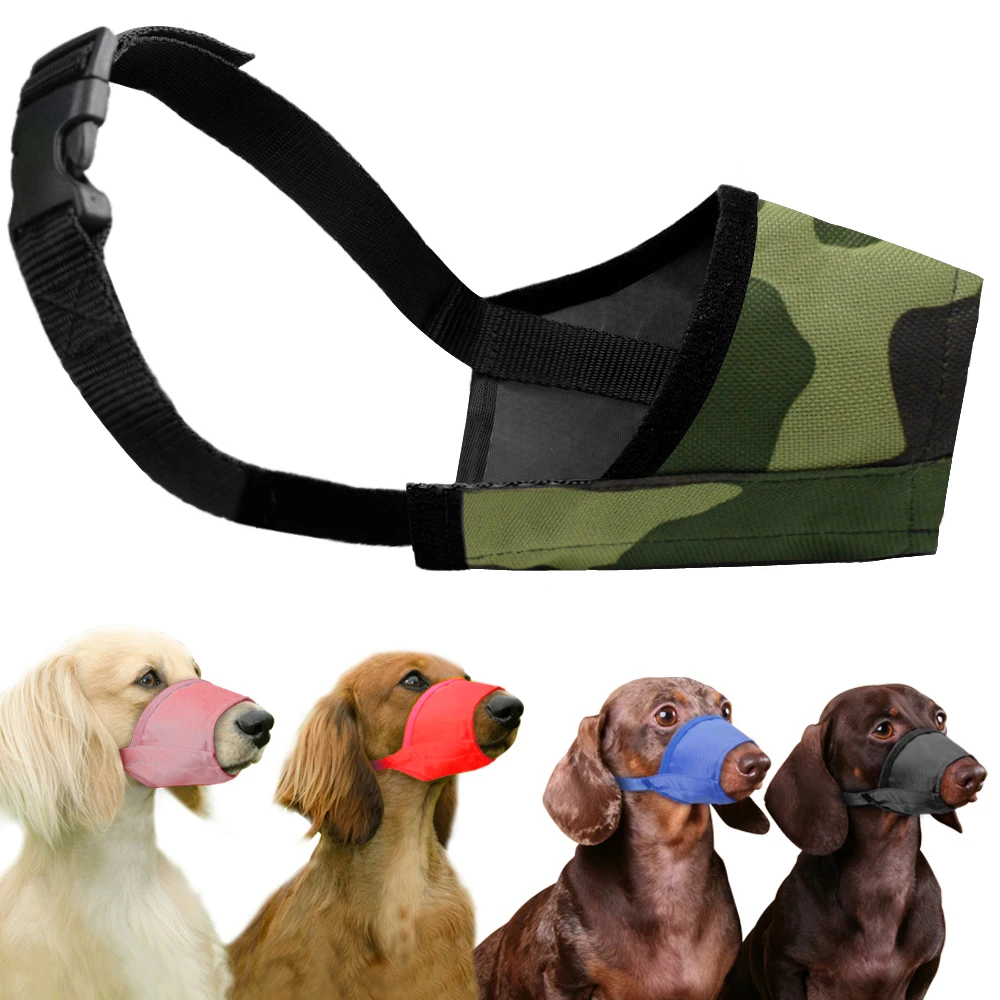 Adjustable Pet Dog Muzzle Breathable Anti Bark Biting Chew Dogs Muzzles Training Respirator 32922282565