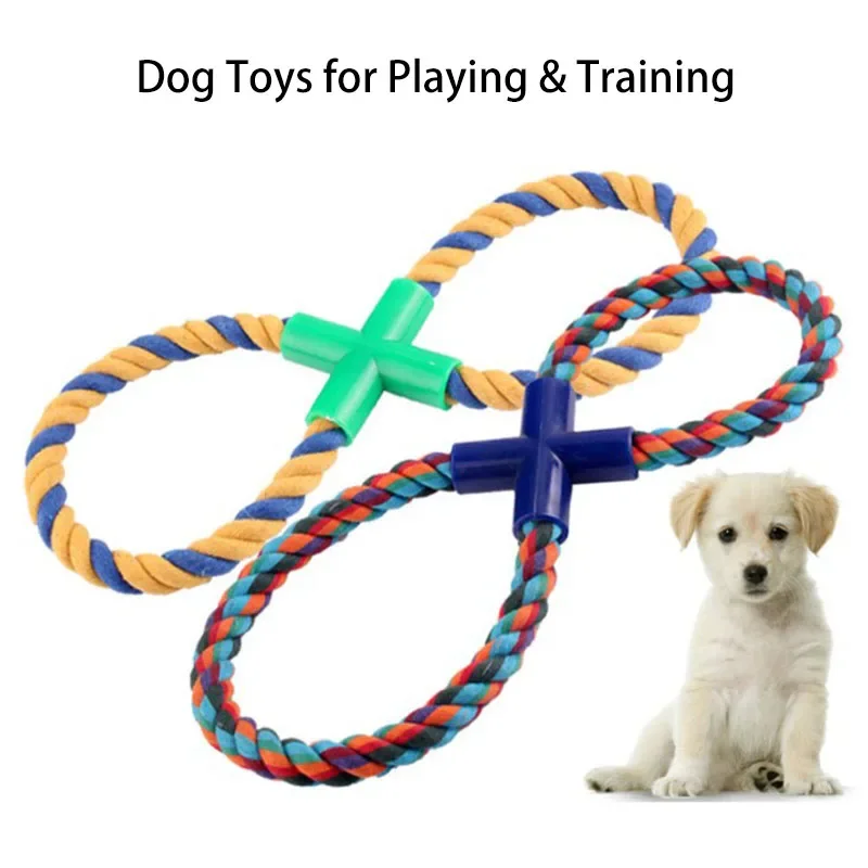 Pet Dogs Cats Cotton Rope Puppy Dogs Chew Catching Toys Dogs Training Toys Pet Interactive Toy 32949030960