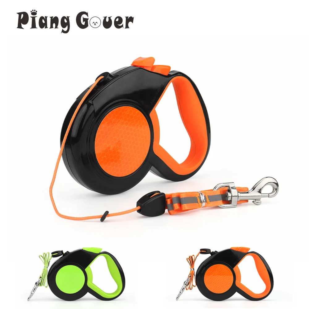3M/5M/8M Automatic Retractable Reflective Dog Leashes Traction Rope Dogs Cat Walking Pet Leash Lead 32990441349