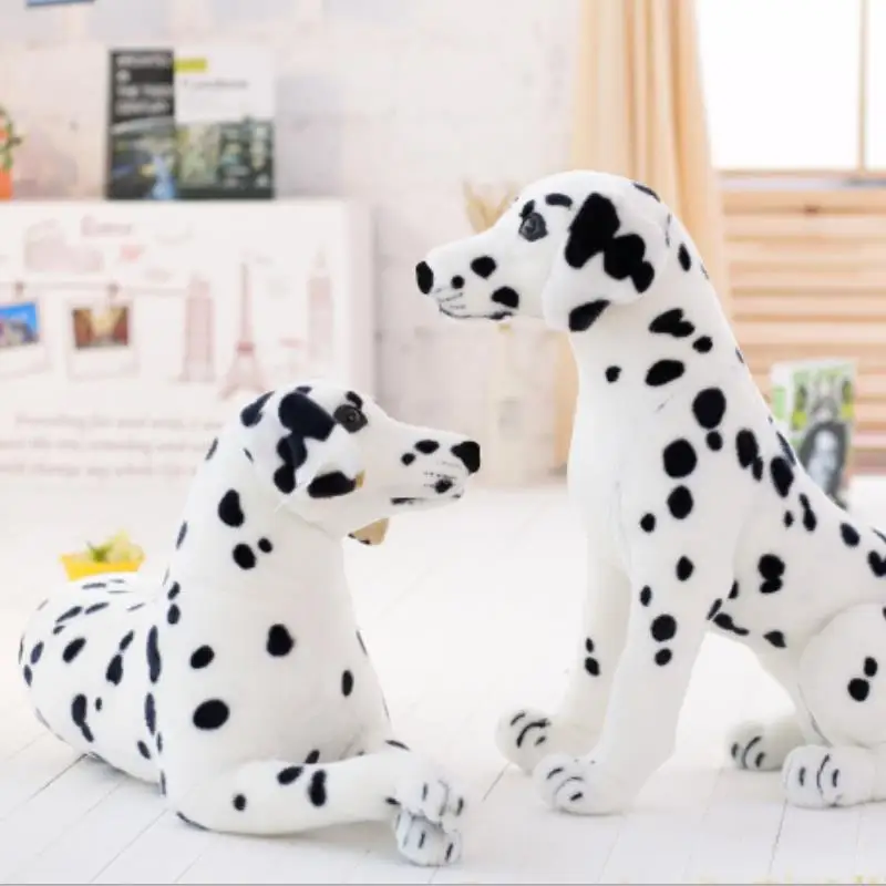 Lifelike Plush Toy Giant Dalmatian Dog Stuffed Animals Dog Plush Toys Gift for Birthday 33009650955