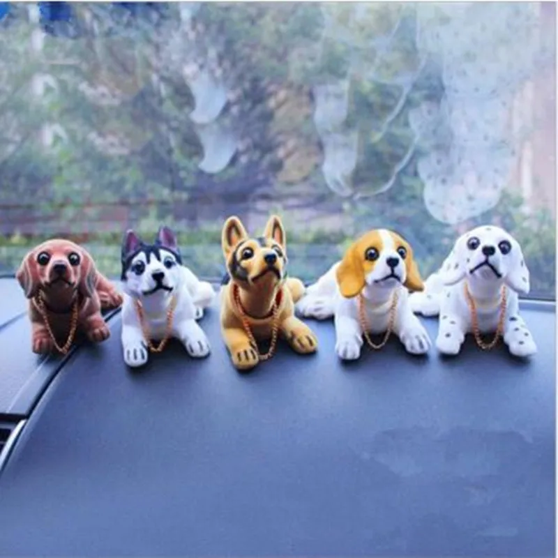 New Car Styling Cute Bobblehead Dog Doll Car Nodding Dog Shakes His Head Shaking Dog for Car 33014159077