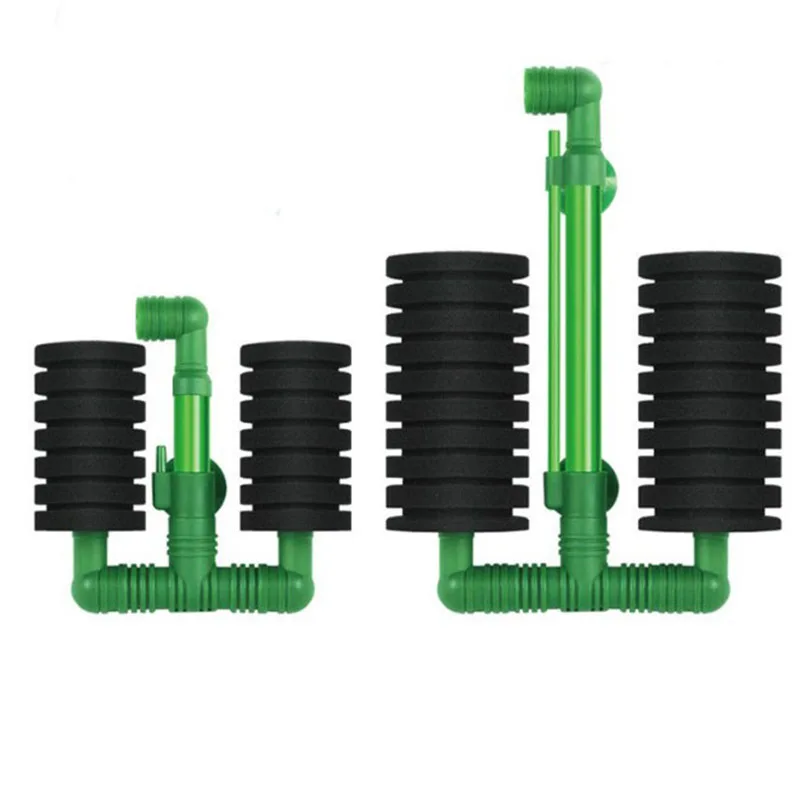 Green Aquarium Filter for Aquarium Fish Tank Air Pump Skimmer Biochemical Sponge Filter Aquarium 33053661673