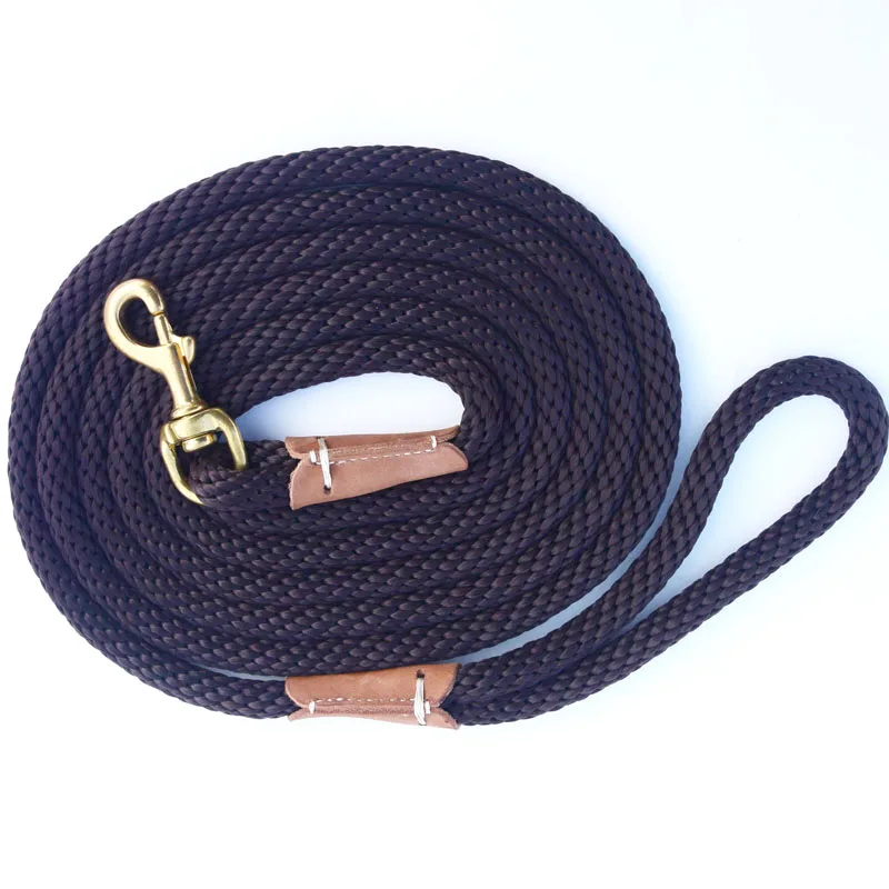 Dog Training Leash Rope Dog Check Cord/ Lightweight Small Medium Dog Tracking Leads 2M 5M 10M Black 4000019159923
