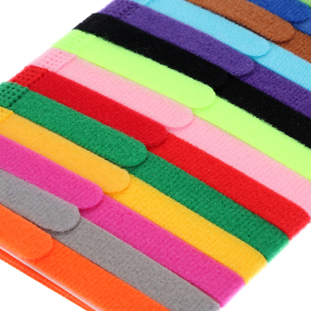 15PCS/SET Multicolor Identification ID Collars Whelp Kitten Dog Cat Velvet Practical Nylon Reusable 4000076271549