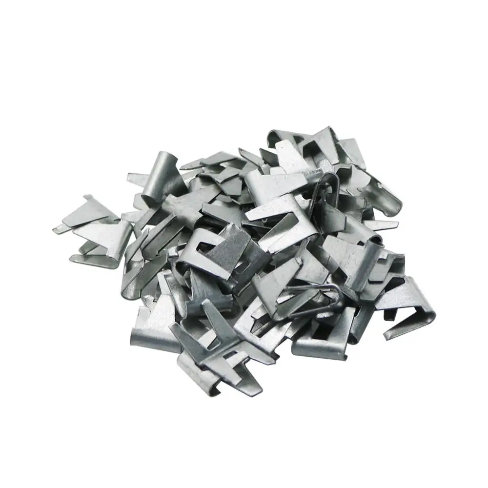 Cage Installation Card Buckle 12mm*11mm Large Chicken Bird Cat Dog Animal Nails Accessories (200Pcs) 4000186473360