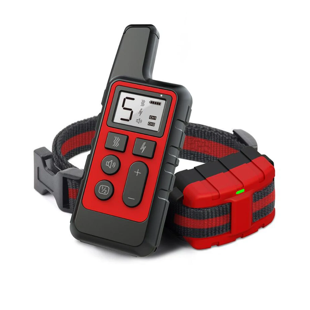Dog Training Collar/Portable Remote Control Electric Bark Stopper Waterproof Pet Training (1PC) 4000294631188