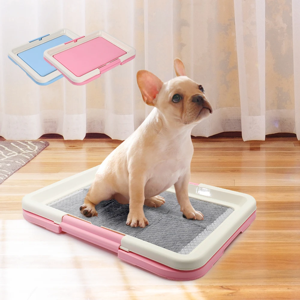 Portable Dog Training Toilet Potty Pet Puppy Litter Toilet Tray Pad Mat for Dogs Cats Easy to Clean 4000382474846