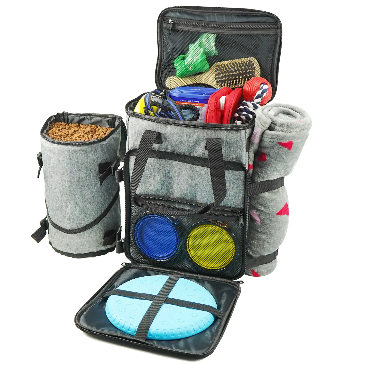 Pet Travel Bag Organizer Backpack Airline Approved Weekend Tote Shoulder Pockets Outdoor Travel 4000761804403
