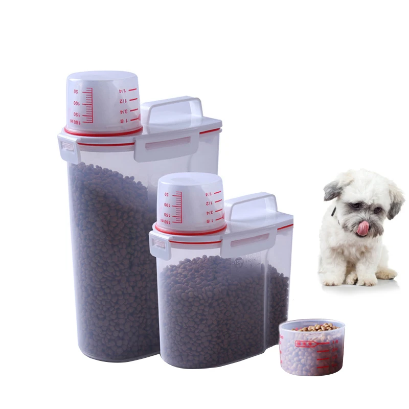 Pet Dog Food Box Sealed Storage Bucket Cat Moisture-Proof Rice Barrel Miscellaneous Grain 4001167160920