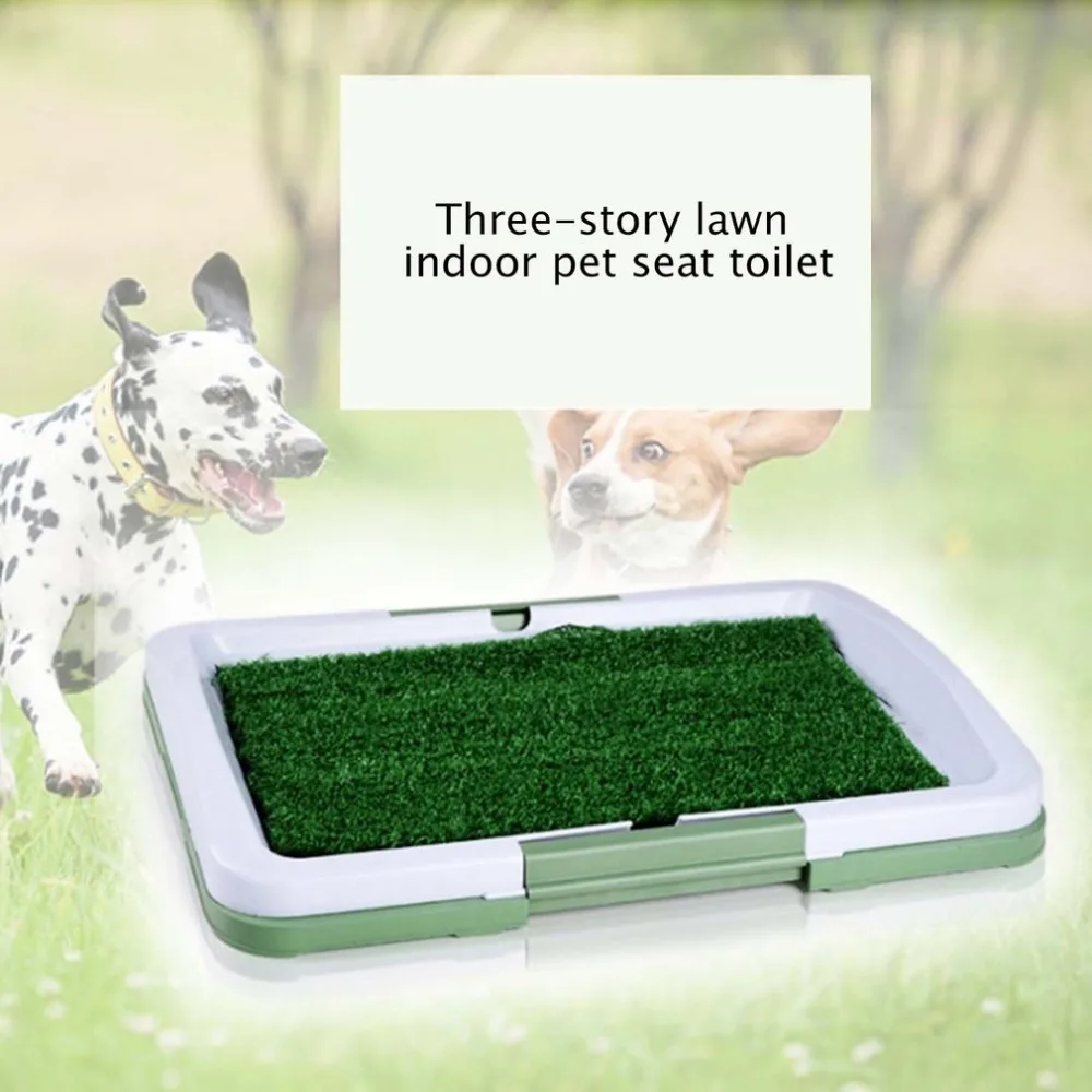 Layers Large Dog Pet Potty Training Pee Pad Mat Puppy Tray Grass Toilet Simulation Lawn 4001212888493