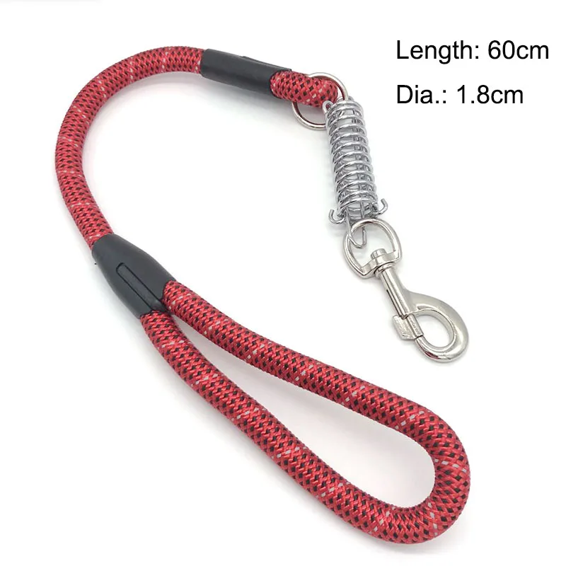 Reflective Dia. 1.8cm Length 60cm Nylon Dog Leash Super Strong Dog Collar for Medium Large Dogs 4001249153416