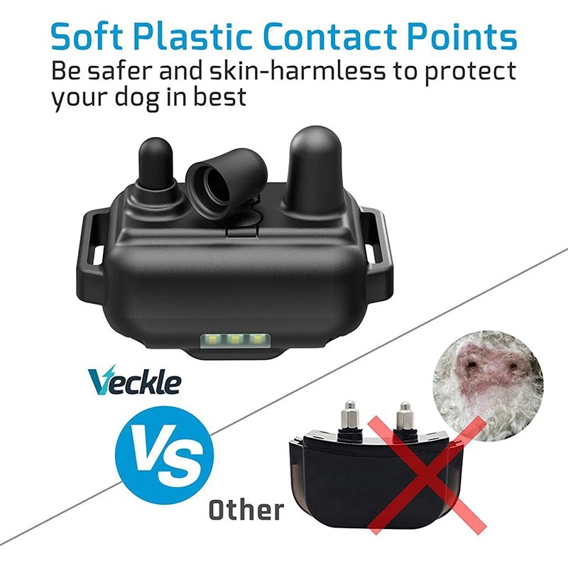 Electric Dog Training Collar Product Acessories with LCD Display Pet Remote Control Waterproof (800m) 4001360634570